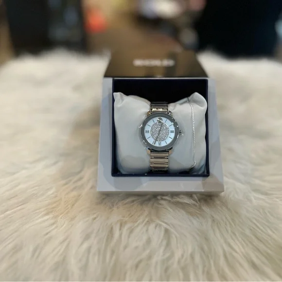 Movado Bold Silver and Black Men's Watch